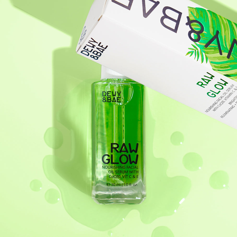 Raw Glow Facial Oil Vitamin C Nourishing Oil Serum Dewy&Bae