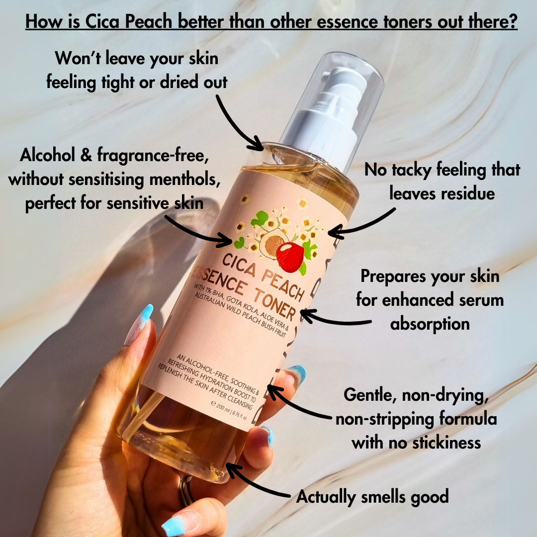 Cica Peach Essence Toner | Pore Tightening