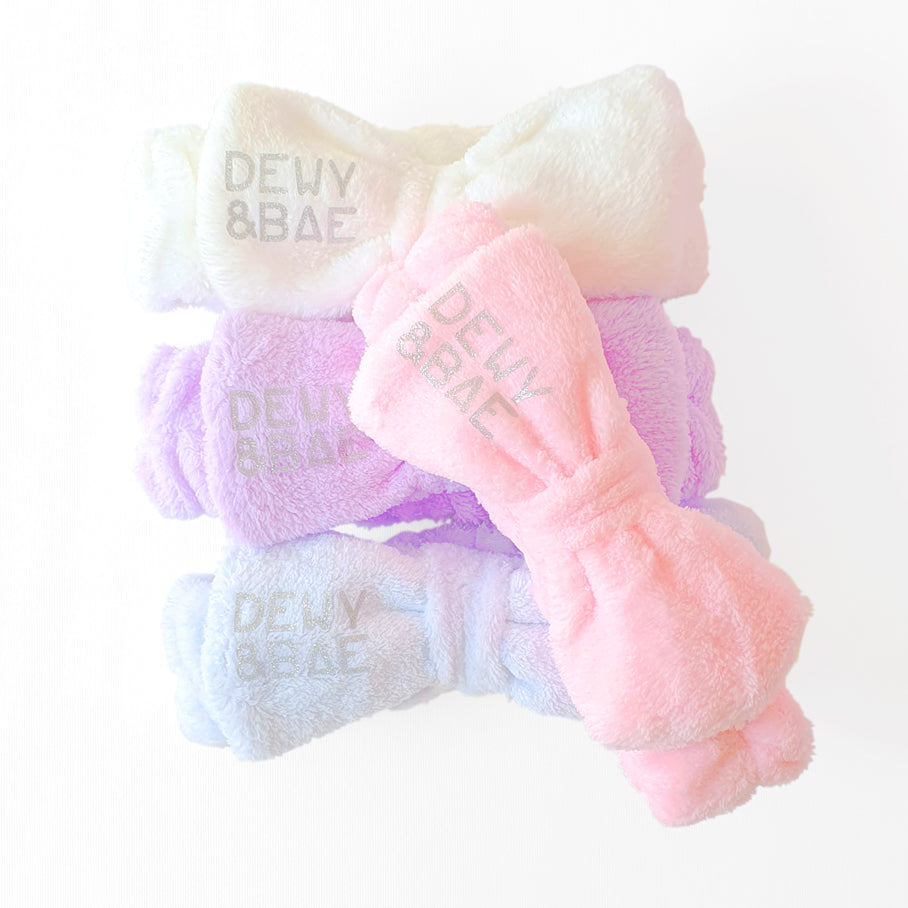 ‘Lets Vibe’ | Fluffy Bae Spa & Skincare Headband