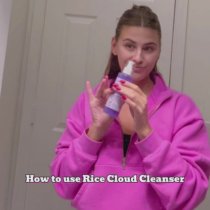 Rice Cloud Cleanser | Gentle & Non-Stripping