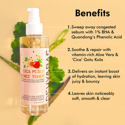 Cica Peach Essence Toner | Pore Tightening